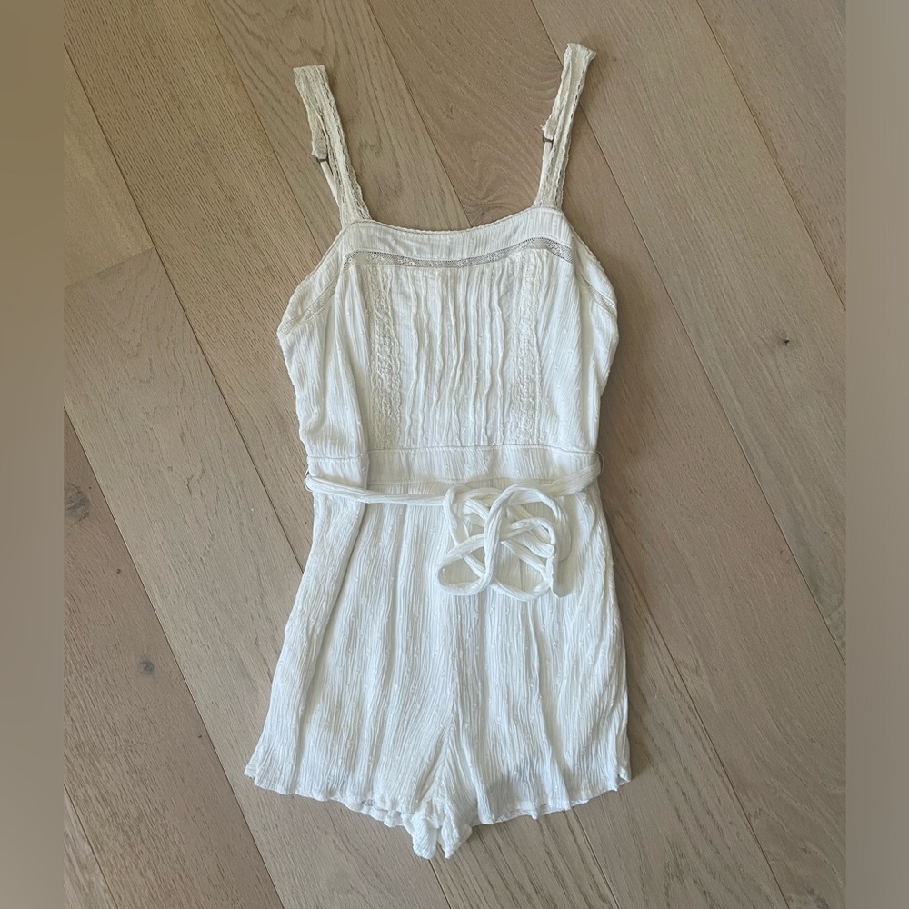 Abercrombie & Fitch white romper
